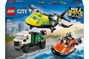 LEGO® - LEGO City 60505 Remix – Fly, servicevogn og luftpudebåd - 60505