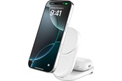 Mobil - Adaptere & Opladere - Belkin UltraCharge 25w Qi2 2in1 Magnetic Charger plus USB-C - White - WIZ039KQWH