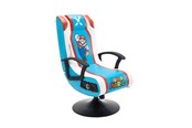Gamer Stol - X Rocker Super Mario 2.1 Audio Pedestal Chair - Red/Blue - 0094338201086