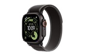 Smartwatch & Sportsur - Apple Watch Ultra 3 GPS + Cellular 49mm Black Titanium Case with Black/Charcoal Trail Loop - M/L - MF1H4DH/A