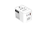 Mobil - Adaptere & Opladere - Energizer Global Rejseoplader - 45W - PD (2xUSB-C + USB-A) - ETC450
