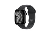 Smartwatch & Sportsur - Apple Watch Series 11 GPS 42mm Jet Black Aluminium Case with Black Sport Band - M/L - MEQU4QN/A