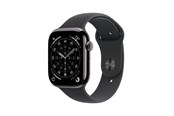 Smartwatch & Sportsur - Apple Watch Series 11 GPS + Cellular 42mm Slate Titanium Case with Black Sport Band - S/M - MF8R4QN/A