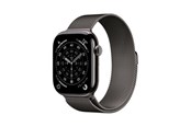 Smartwatch & Sportsur - Apple Watch Series 11 GPS + Cellular 46mm Slate Titanium Case with Slate Milanese Loop - S/M - MFD34QN/A
