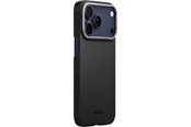 Mobil - Covers & Cases - PITAKA Ultra-Slim Case - Black/Grey - iPhone 17 Pro Max - KI1701BPM
