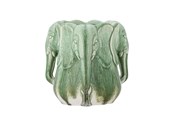 Boligindretning - Bloomingville - Pontus Vase - Green - Stoneware - 82063065