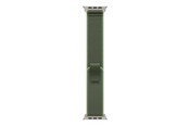 Smartwatch - Tilbehør - Apple 49mm Green/Neon Trail Loop - M/L - Natural Titanium Finish - MFT54ZM/A