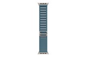 Smartwatch - Tilbehør - Apple 49mm Light Blue Alpine Loop - Small - Natural Titanium Finish - MFTH4ZM/A
