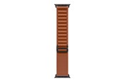 Smartwatch - Tilbehør - Apple 49mm Terra Cotta Alpine Loop - Small - Black Titanium Finish - MG9D4ZM/A