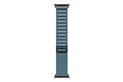 Smartwatch - Tilbehør - Apple 49mm Light Blue Alpine Loop - Large - Black Titanium Finish - MG9M4ZM/A