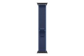 Smartwatch - Tilbehør - Apple 49mm Blue/Bright Blue Trail Loop - S/M - Black Titanium Finish - MG9Q4ZM/A