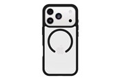 Mobil - Covers & Cases - OtterBox React MagSafe Apple iPhone 17 Pro Black Crystal - clear/black - 77-98631