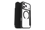 Mobil - Covers & Cases - OtterBox React Folio MagSafe Apple iPhone 17 Pro Max Black Crystal - clear/black - 77-98589