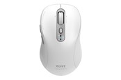 Mus - PORT Designs PORT Connect - mouse - expert rechargeable - 2.4 GHz Bluetooth - white - Mus - Optisk - 6 knapper - Hvid - 900707CW