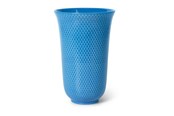 Boligindretning - Lyngby Porcelæn - Rhombe Color Porcelain Vase 20 cm - Blue - 201924