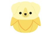 Plys - Squishmallows 30 cm P26 Nate Golden Retriever Banana - 260191