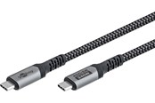USB kabel - Pro USB-C <-> USB-C - 1.5m - 240 Watt Power Delivery - USB 4.0 / Thunderbolt 4 - Sort - PUSB4-40-AC-SBG-1.5M