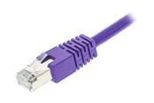 Netværkskabel - Deltaco LAN CAT 6 - F/UTP - Lilla - 1m - STP-611P