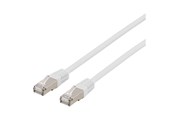 Netværkskabel - Deltaco patch cable - 7 m - white - Hvid - 7m - STP-67VAU