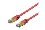 Netværkskabel - Deltaco patch cable - 3 m - red - Rød - 3m - SFTP-63RAH