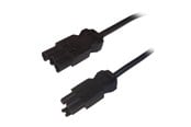Strømkabel (ekstern) - Deltaco - power extension cable - GST18i3 to GST18i3 - 3 m - DEL-118E3