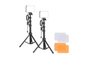 Foto & Videotilbehør - Neewer BP66 Studio Lighting Kit with Two LED Lamps Filters and Tripods - B0DJXMFRN2