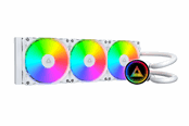 CPU Køler - Montech Light Flow ARGB 360 White - Light Flow ARGB 360 White