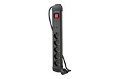 Strømkabel (ekstern) - Lanberg SP1 - power strip - 2500 Watt - SP1-05F-0500-BK