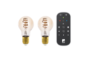 Smart Home - EGLO CONNECT.Z SÆT FJERNBETJENING + 2 E27 A60 spiral amber SMART pærer M/TUNABLE WHITE - 110312