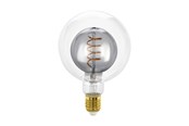 Lyskilder - EGLO LED pære G125 2W 80LM 2000K DÆMPBAR SMOKE/KLAR E27 - 110256