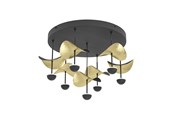 Lamper - EGLO Stars of Light DRACERA LOFT Ø505 7L SORT/GULD - 390411