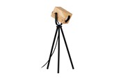 Lamper - EGLO AYLES BORD GU10 SORT/TRÆ FSC - 43749