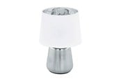 Lamper - EGLO MANALBA BORD E14 H300 HVID/SØLV - 99329