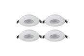 Lamper - EGLO MAZUBY INDBYG. SÆT Ø88 4X500LM 3000K IP65 HVID - 31886