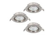 Lamper - EGLO MAZUBY INDBYG. SÆT KIP Ø87 GU10 3X345LM BS - 31921