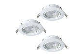 Lamper - EGLO MAZUBY INDBYG. SÆT KIP Ø87 GU10 3X345LM HVID - 31923