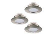 Lamper - EGLO PINEDA INDBYG. SÆT 3X500LM DÆMPB. Ø78 BS - 95816