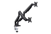 Skærmholder - InLine mounting kit - for 2 LCD displays - black - 23171B
