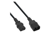 Strømkabel (ekstern) - InLine - power extension cable - power IEC 60320 C13 to power IEC 60320 C13 - 50 cm - 16605
