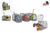 Små gaver til børn - Pocket Money Dinosaur In Cage - assorted - 570373