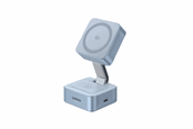 Mobil - Adaptere & Opladere - UGREEN MagFlow Qi2.2 25 W 2-in-1 Magnetic Wireless Charger - 55960B