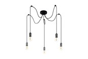 Lamper - EGLO COULSDON KLYNGE 3XE27 SORT/HVID - 43314