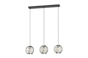 Lamper - EGLO WAVERTON LANGBORD L920 E27 SORT/TRÆ/HVID - 44007
