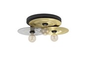Lamper - EGLO LINTMILL LOFT Ø530 E27 SORT/BM/LYSEGRÅ - 44027