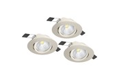 Lamper - EGLO SALICETO INDBYG. SÆT KIP Ø88 3X450LM DÆMPB. BS - 900746