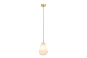 Lamper - EGLO CAPRAROLA pendel Ø20 cm, børstet messing/sand - 900812