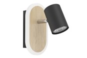 Lamper - EGLO RIMBOCCHI SPOT L180 7W 850LM TRÆ/SORT - 901631