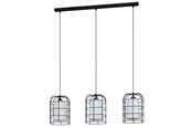 Lamper - EGLO BITTAMS LANGBORD 3XE27 SORT - 43355