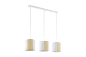 Lamper - EGLO ANHEM LANGBORD 3L E27 HVID/HAVGRÆS/PAPIR - 43402