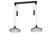 Lamper - EGLO WINKWORTH LANGBORD 2XE27 MØRK BRONZE - 43438
